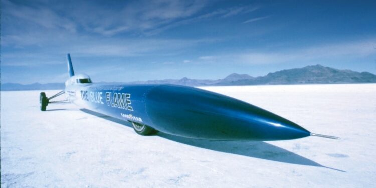 The blue flame