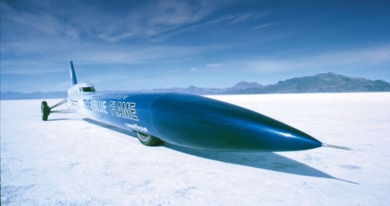 The blue flame