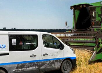 Drees Motorentechnik auf dem Feld