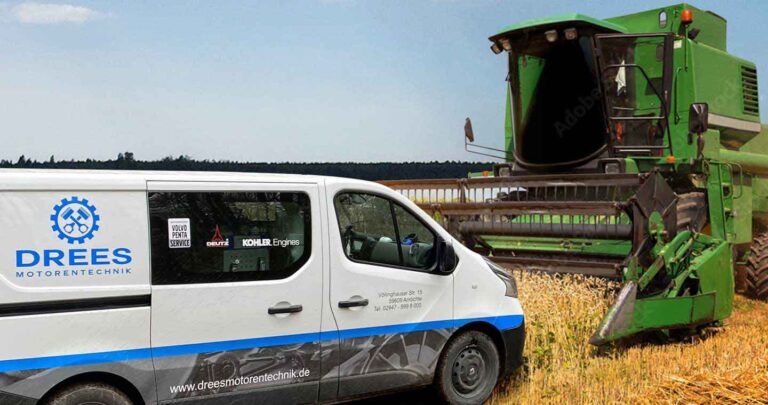 Drees Motorentechnik auf dem Feld