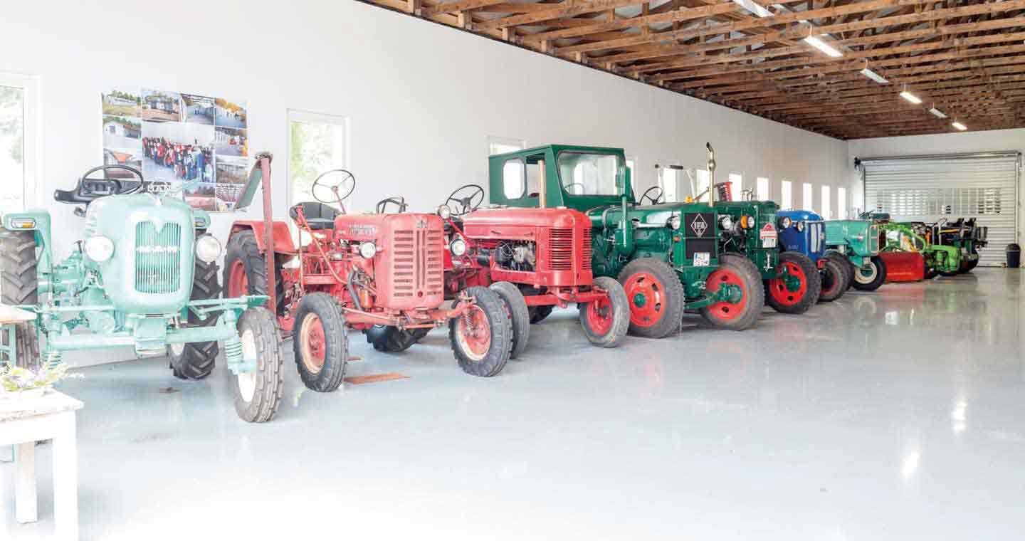 Traktoren Welt Usedom - Ausstellungsfläche