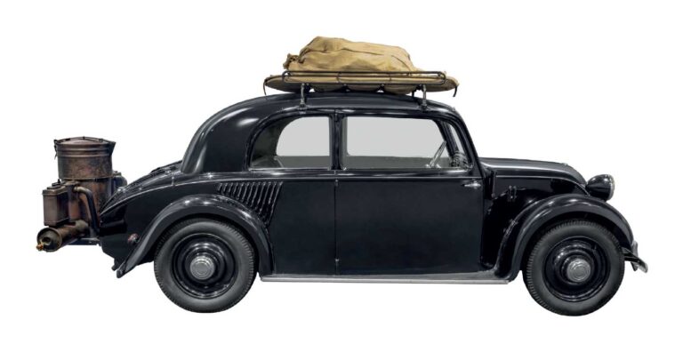 Auto mit Holzvergaser