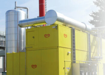 mtu-Blockheizkraftwerk bei Langnese