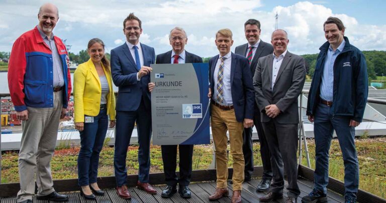 Meyer Werft erhält IHK Qualitätssiegel