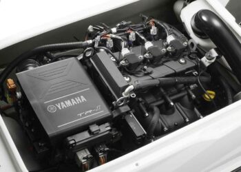 Motor des Yamaha Waverunner Jet-Blaster.