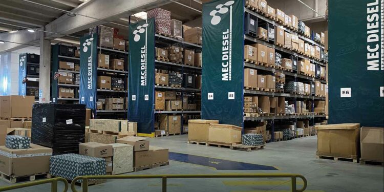 Warenlager MEC Diesel