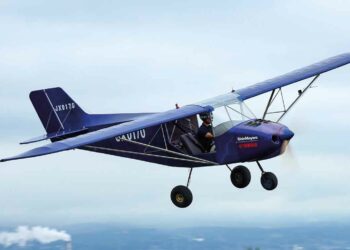 Flugzeug mit Yamahar-Motor