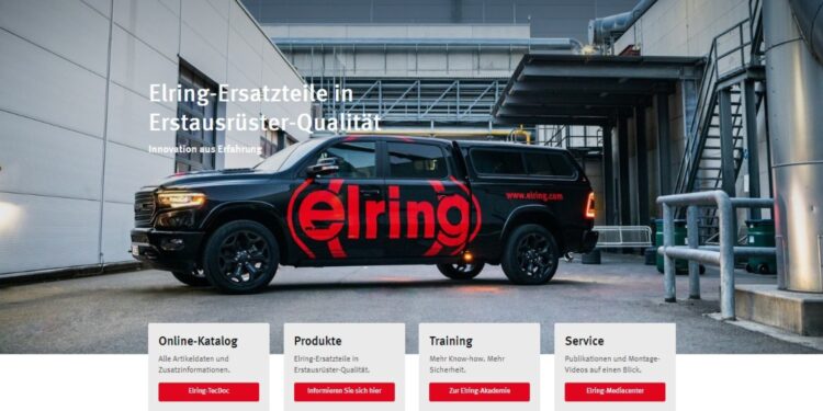 Elring Webseite
