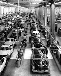 Produktion des Mercedes-Benz