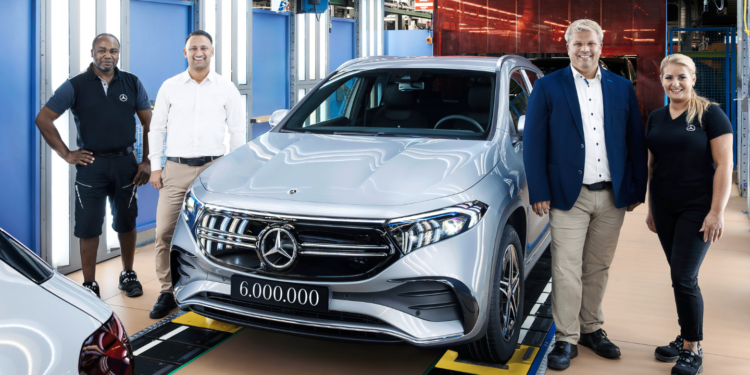 Mercedes Benz Meilenstein 6 millionstes Fahrzeug