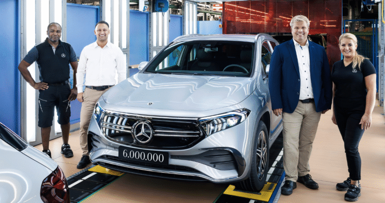 Mercedes Benz Meilenstein 6 millionstes Fahrzeug