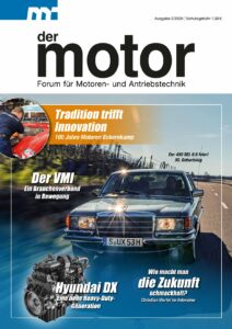 Titelblatt der motor 2025-2