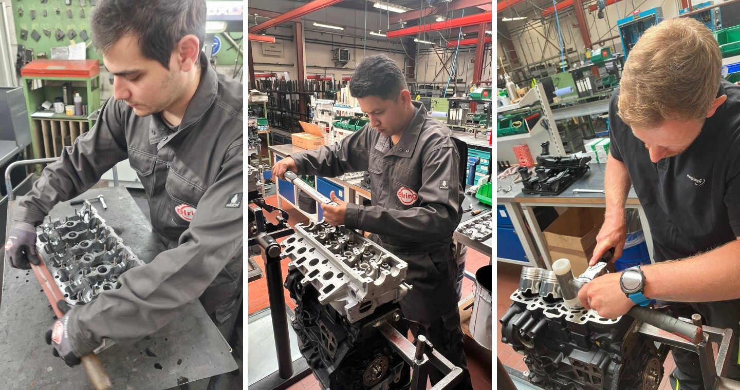 Elring Mitarbeiter in der Werkstatt