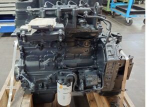 Motor einer Kehrmaschine