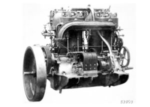 Mercedes 35 PS Vierzylinder-Hochleistungsmotor