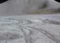 Reifenspuren auf dem Mond