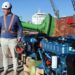 Start Testbetrieb Perkins Marinemotoren