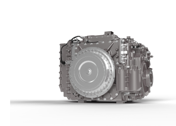Das Cross-Drive-Getriebe 4040MX für mittelschwere Kettenfahrzeuge.