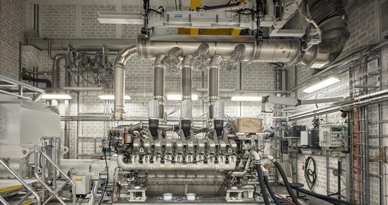 Prüfstand mtu-Dieselmotor